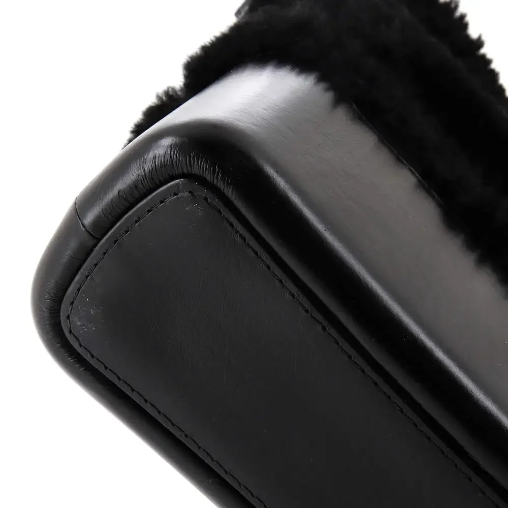 Chanel Gabrielle Hobo Shearling And #149561C19B - Picture 7 of 9